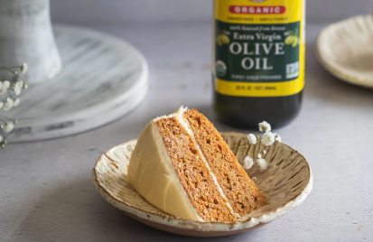 Olive Oil Carrot Cake Recipe | Moist and Spiced | Bragg