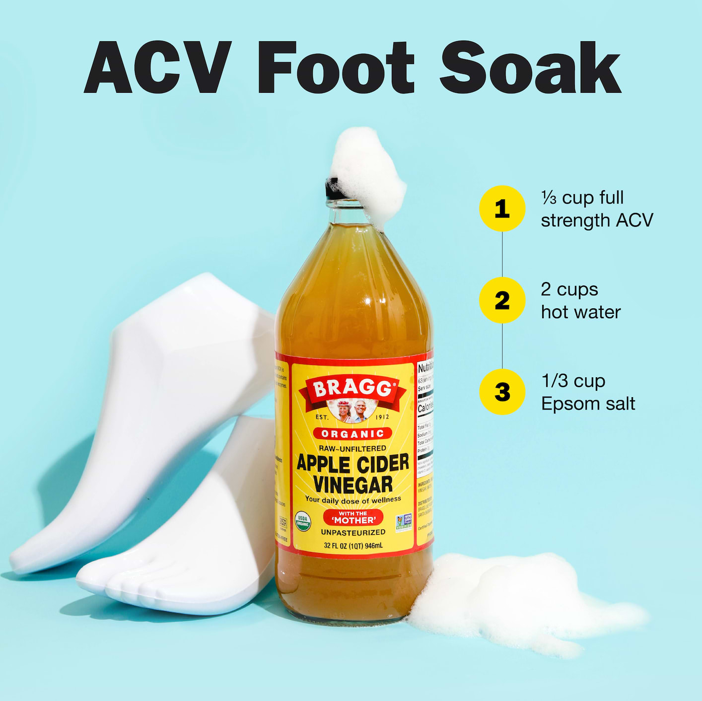 The Surprising Secret to Happier Feet: Apple Cider Vinegar Foot Soak