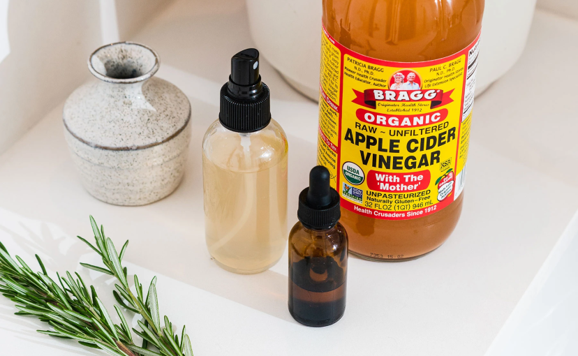 Cleanse your hair with an ACV rinse