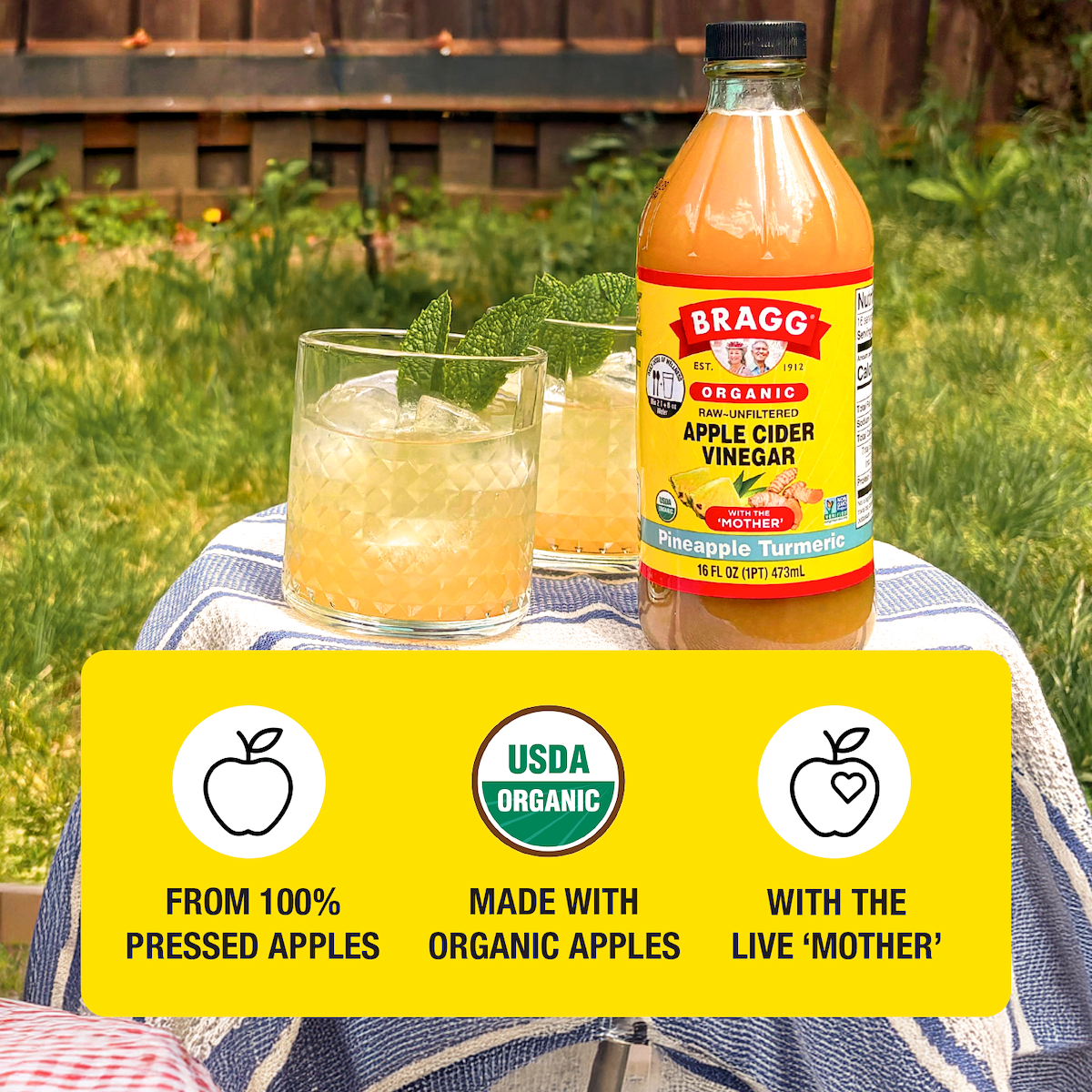Apple Cider Vinegar Blend, Pineapple Turmeric