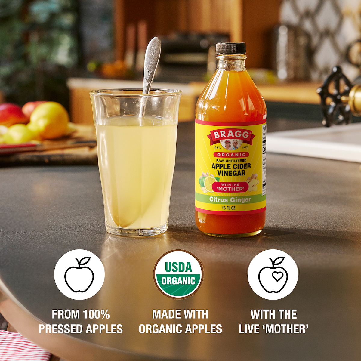 Apple Cider Vinegar Blend, Citrus Ginger