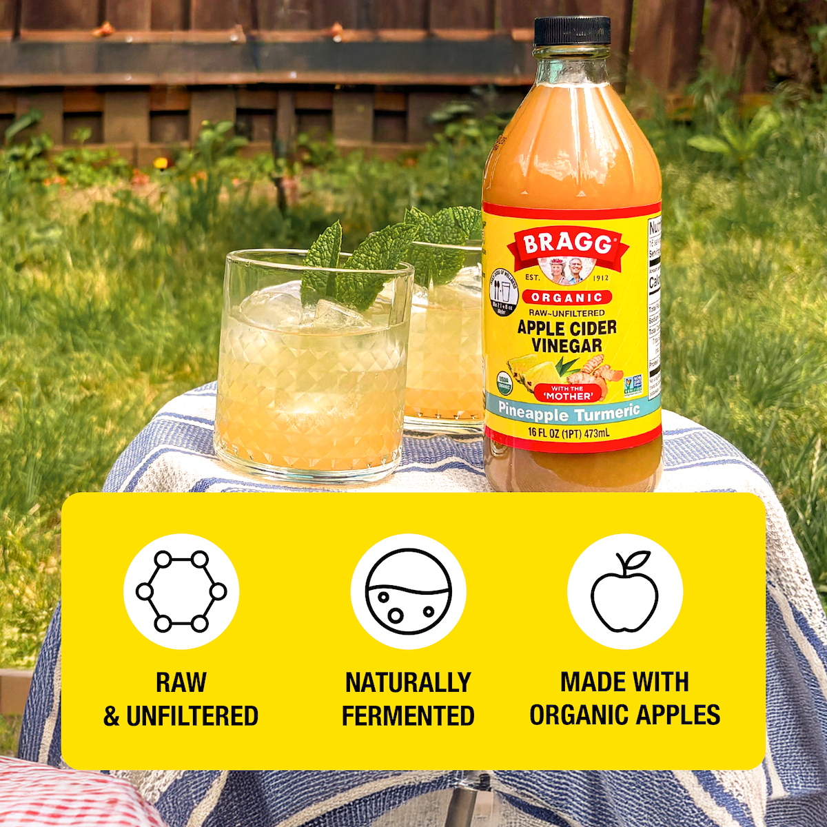 Apple Cider Vinegar Blend, Pineapple Turmeric