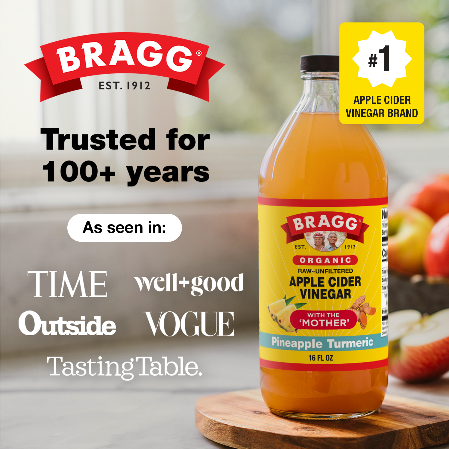 Apple Cider Vinegar Blend, Pineapple Turmeric