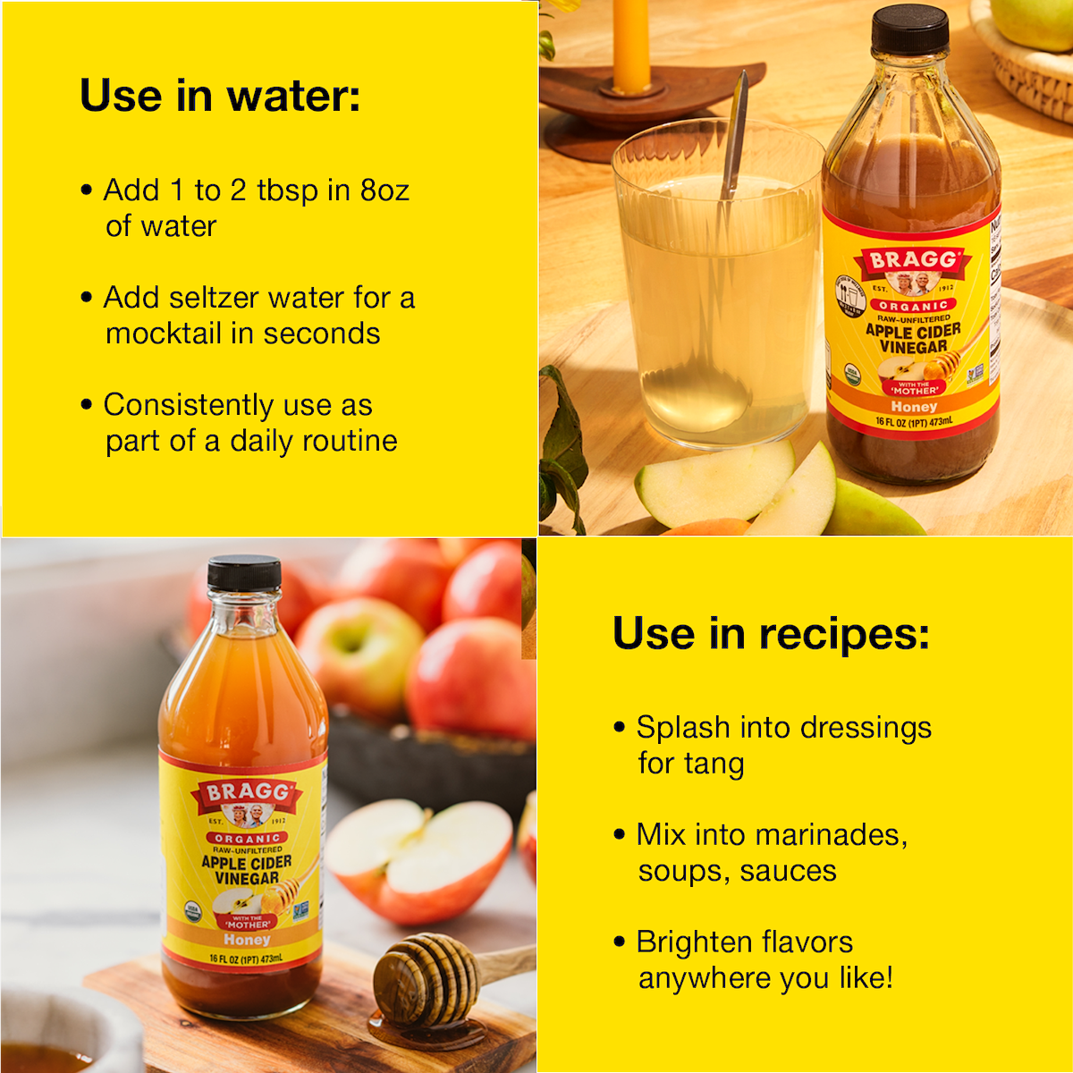 Apple Cider Vinegar Blend, Honey
