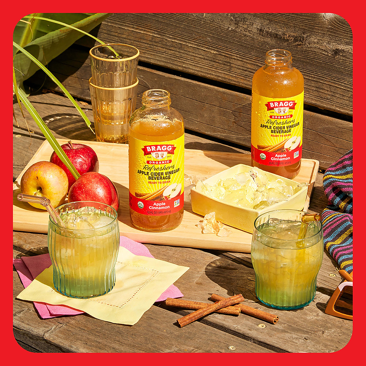 Apple Cider Vinegar Refreshers, Apple Cinnamon, 2 Pack