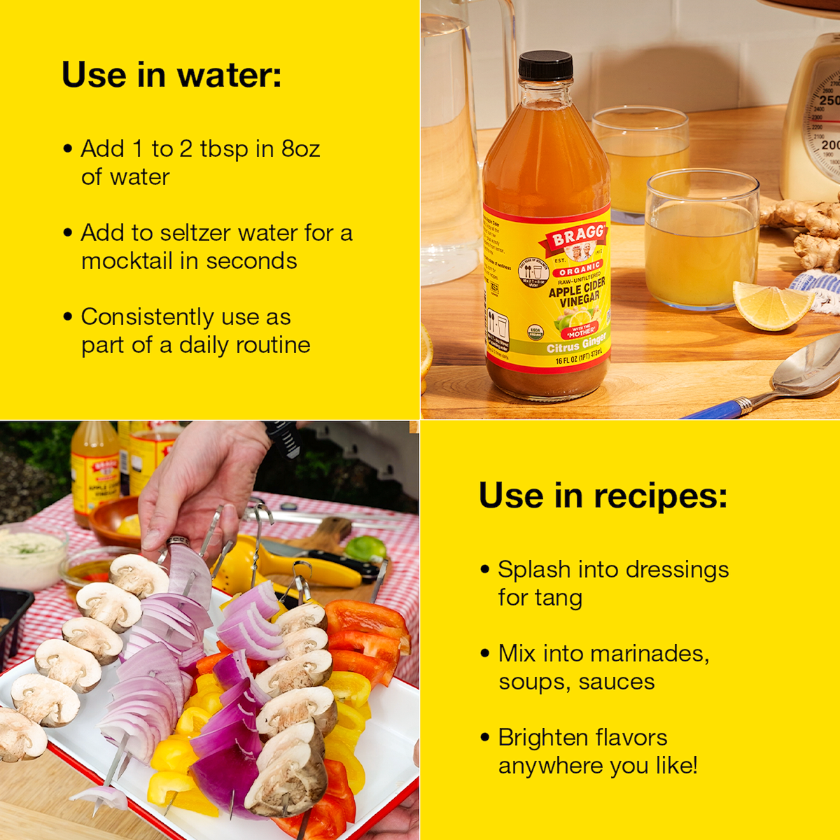 Apple Cider Vinegar Blend, Citrus Ginger