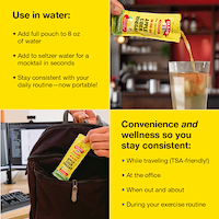 On-the-Go Organic Apple Cider Vinegar Citrus Ginger Pouches