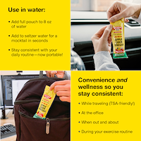 On-the-Go Organic Apple Cider Vinegar Honey Cayenne Pouches