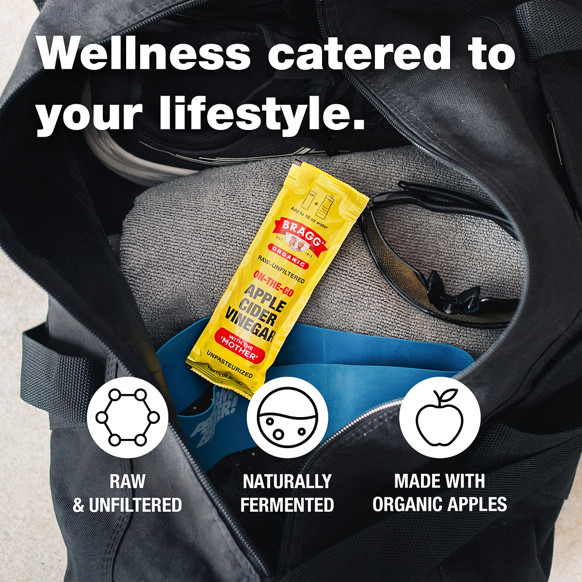On-the-Go Organic Apple Cider Vinegar Pouches