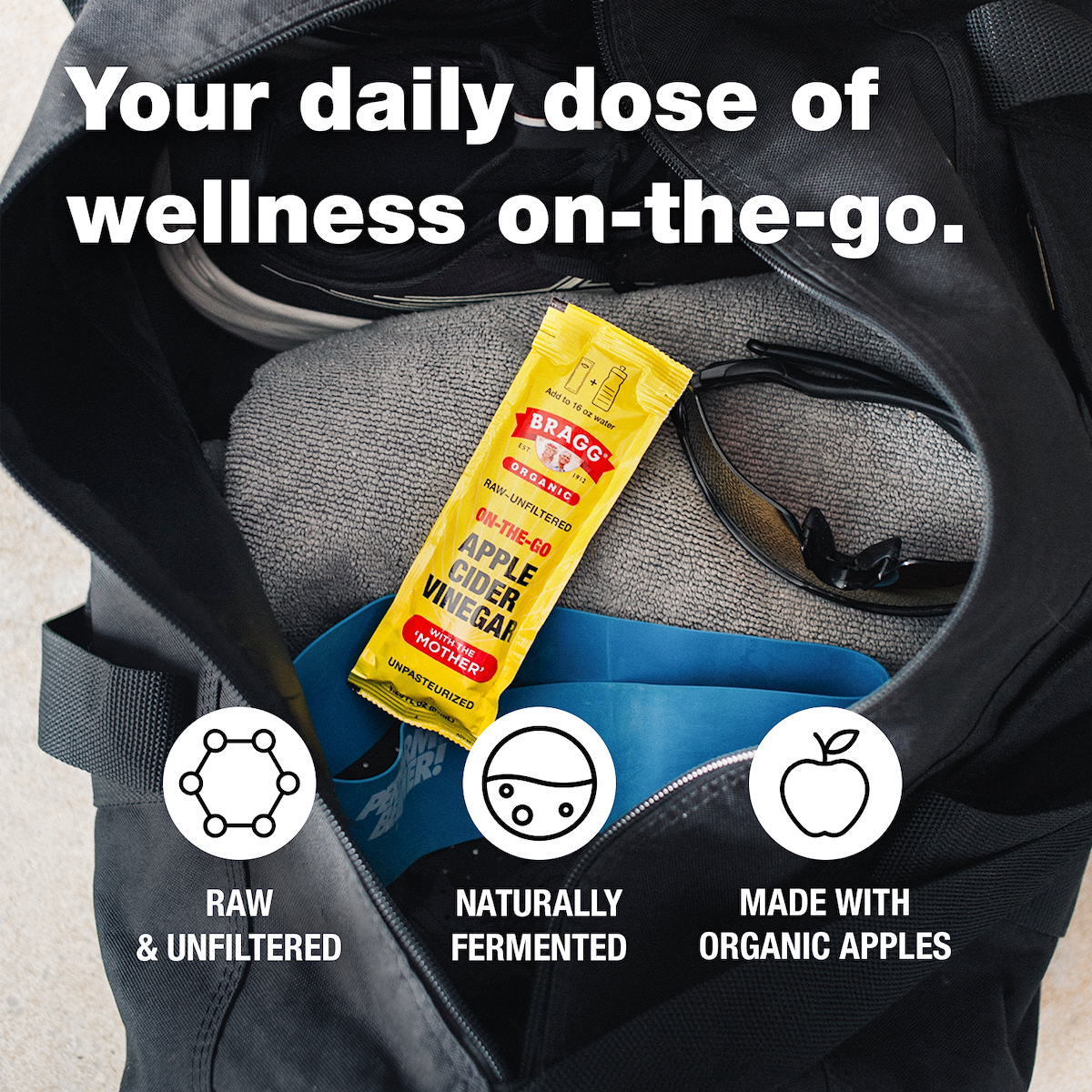 On-the-Go Organic Apple Cider Vinegar Pouches