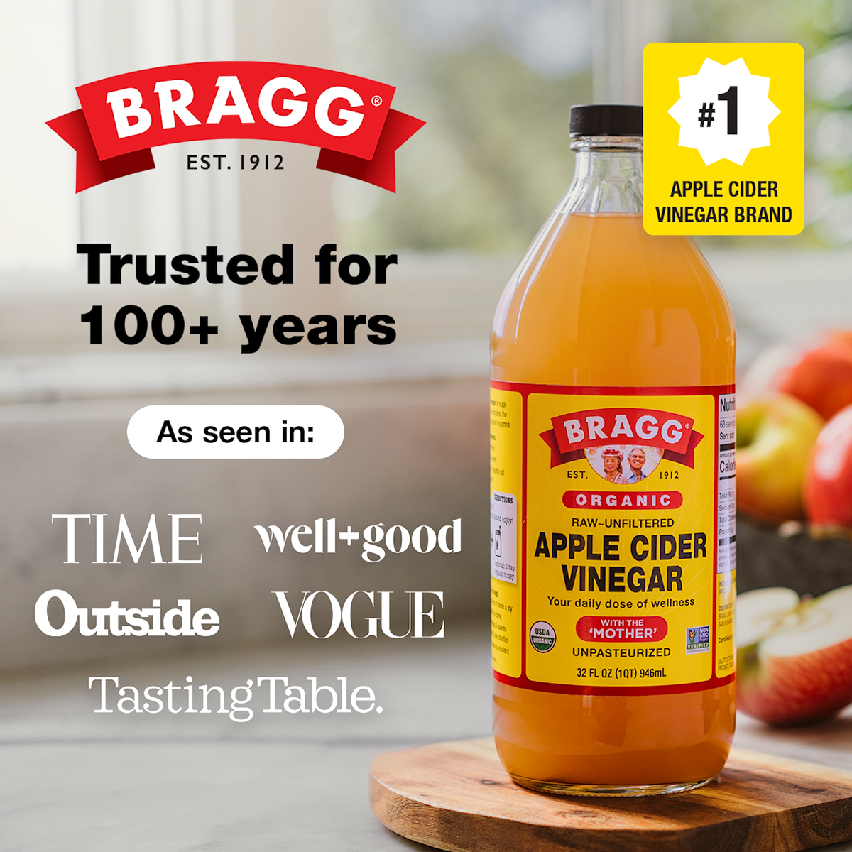 On-the-Go Organic Apple Cider Vinegar Pouches