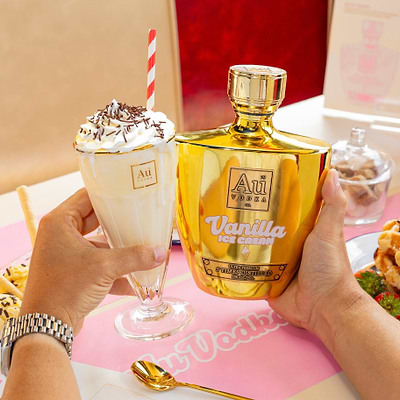 Au Vodka Vanilla Ice Cream 70cl