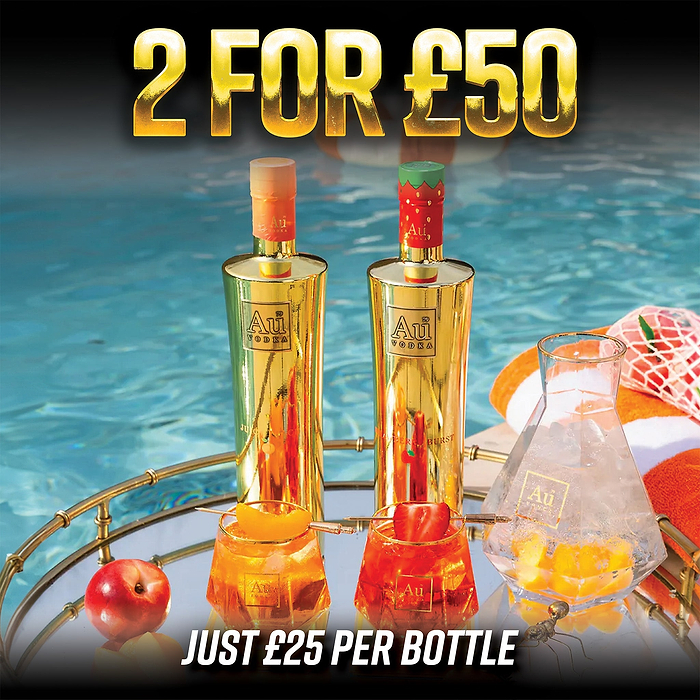 Au Vodka 70cl 2 For £50