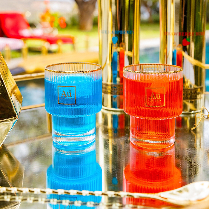 Au Vodka Lo Ball Glass - Au Vodka