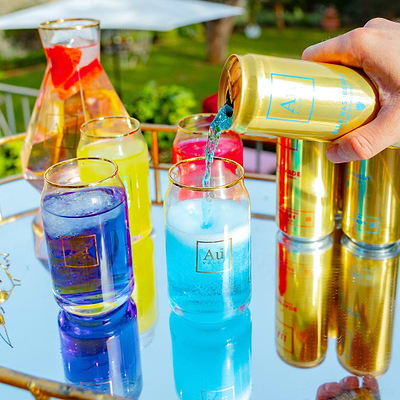 Au Can Glass - Au Vodka