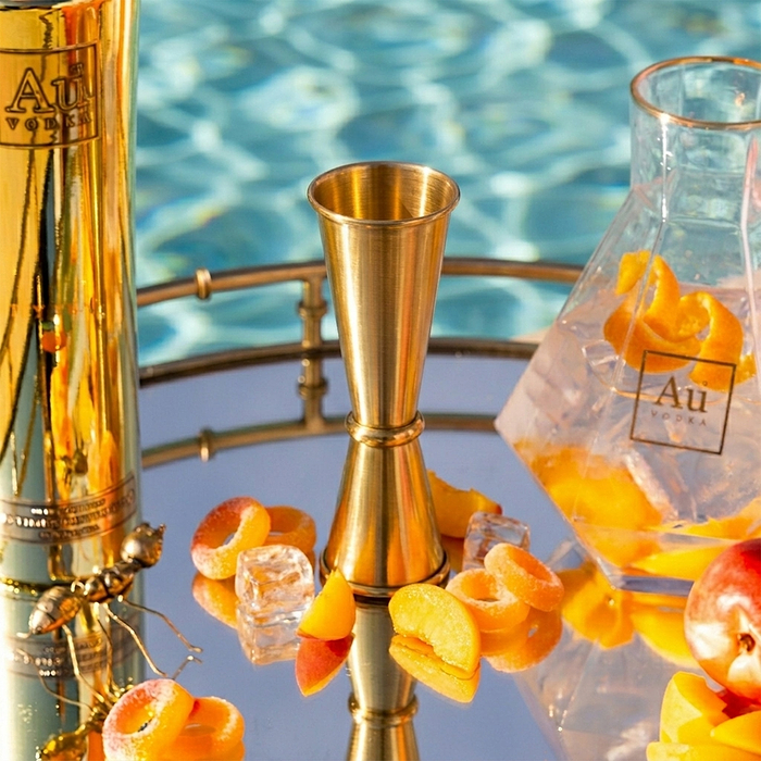 Au Vodka Gold Jigger