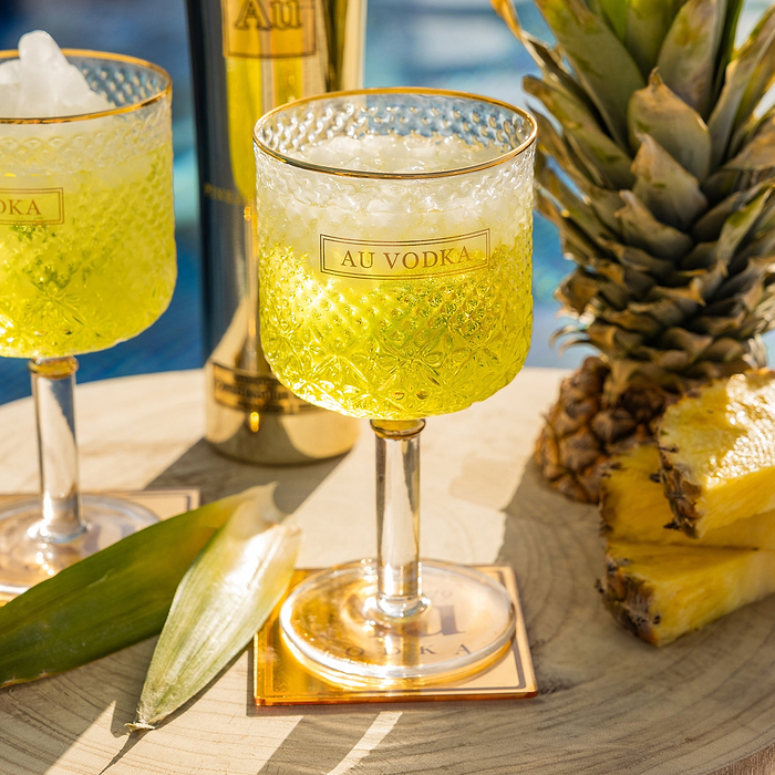 Au Crystal Cocktail Glass