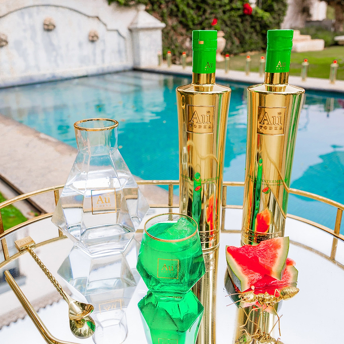 Au Vodka Green Watermelon 70cl