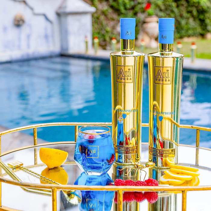 Au Vodka Blue Raspberry 70cl