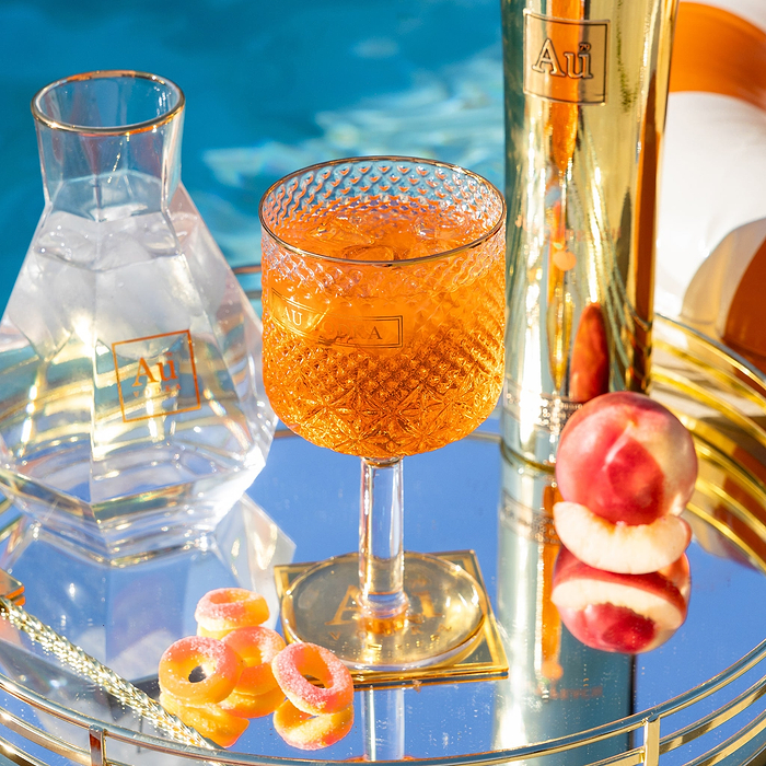 Au Crystal Cocktail Glass