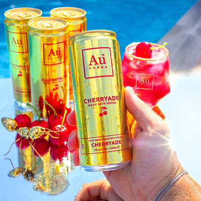 Au Vodka Cherryade Pre-Mixed Cans - 12 Pack