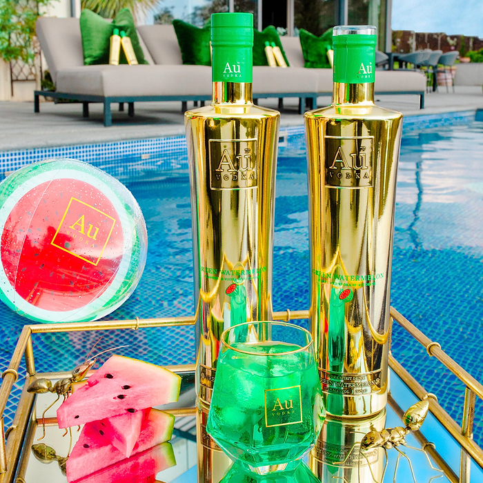 Au Vodka Green Watermelon 70cl