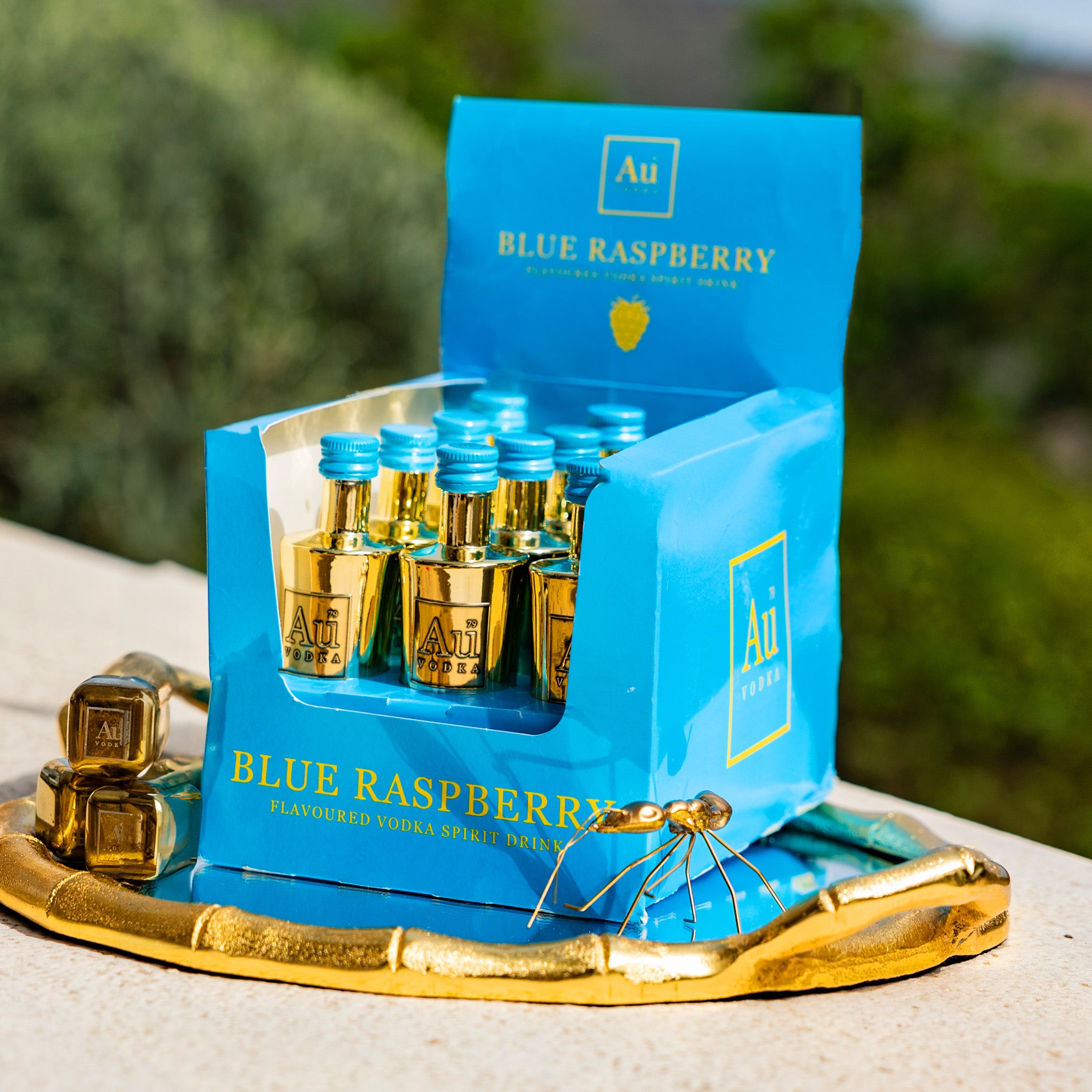 Blue Raspberry Small Alcohol Blue Raspberry Miniature 5cl - Au Vodka