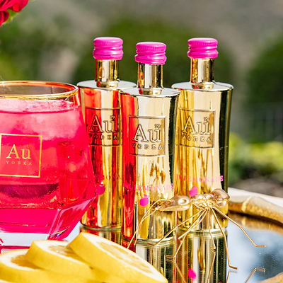 Au Vodka Pink Lemonade Miniature