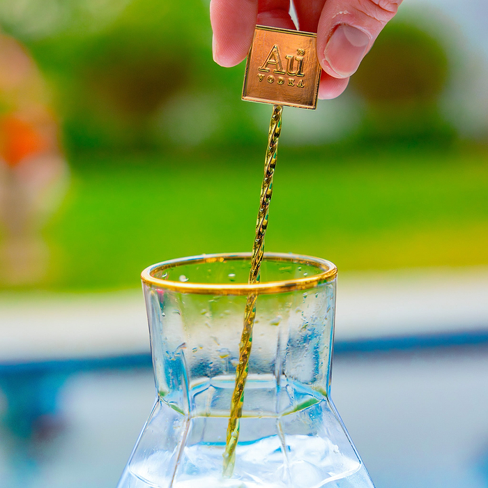 Au Gold Stirring Spoon