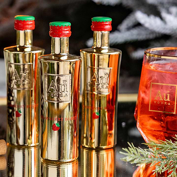 Au Vodka Strawberry Burst Miniature