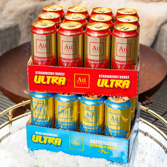 Au Vodka Ultra Cans - Mixed 24 Pack