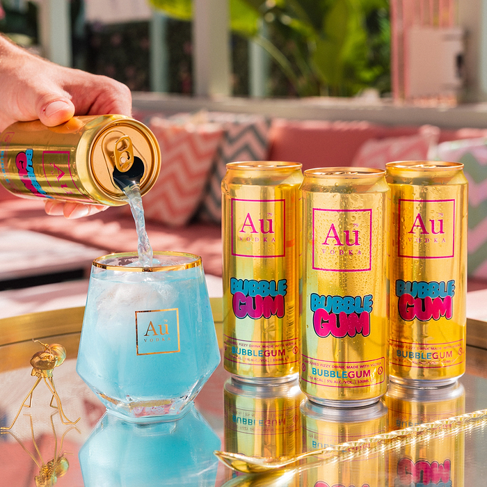 Au Vodka Bubblegum Pre-Mixed Cans - 12 Pack