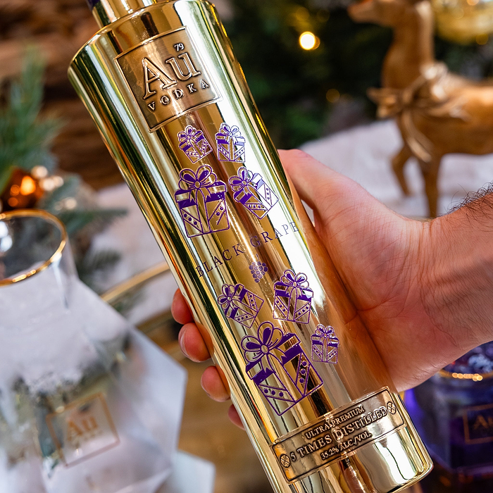 Au Vodka Christmas Edition Black Grape 70cl