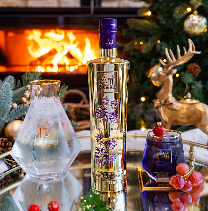 Au Vodka Christmas Edition Black Grape 70cl