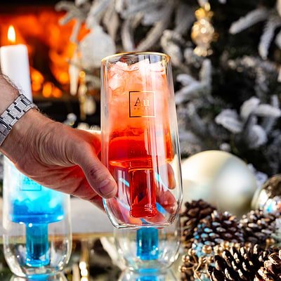 Au Vodka Red Cherry 70cl & Any Glass