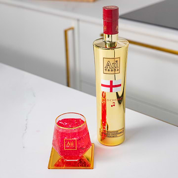 Au Vodka VIP Red Cherry England Edition 70cl