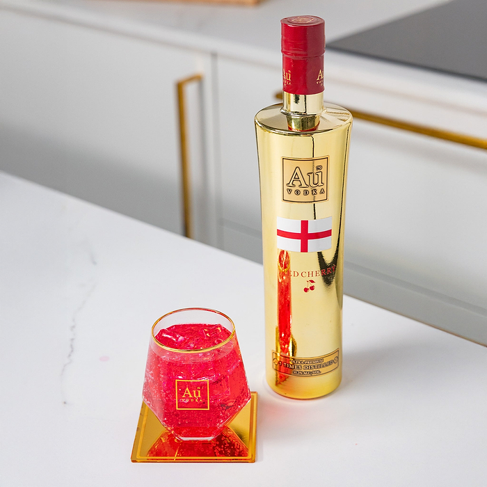 Au Vodka VIP Red Cherry England Edition 70cl