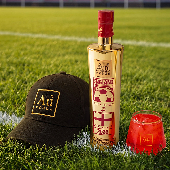 Au Vodka England Football Edition & FREE Au Cap