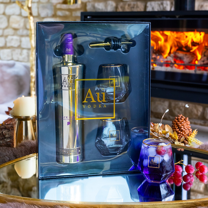 Au Vodka Giftpack Black Grape