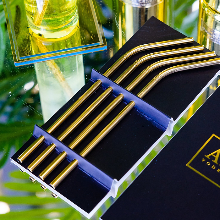 Au Gold Drinking Straw