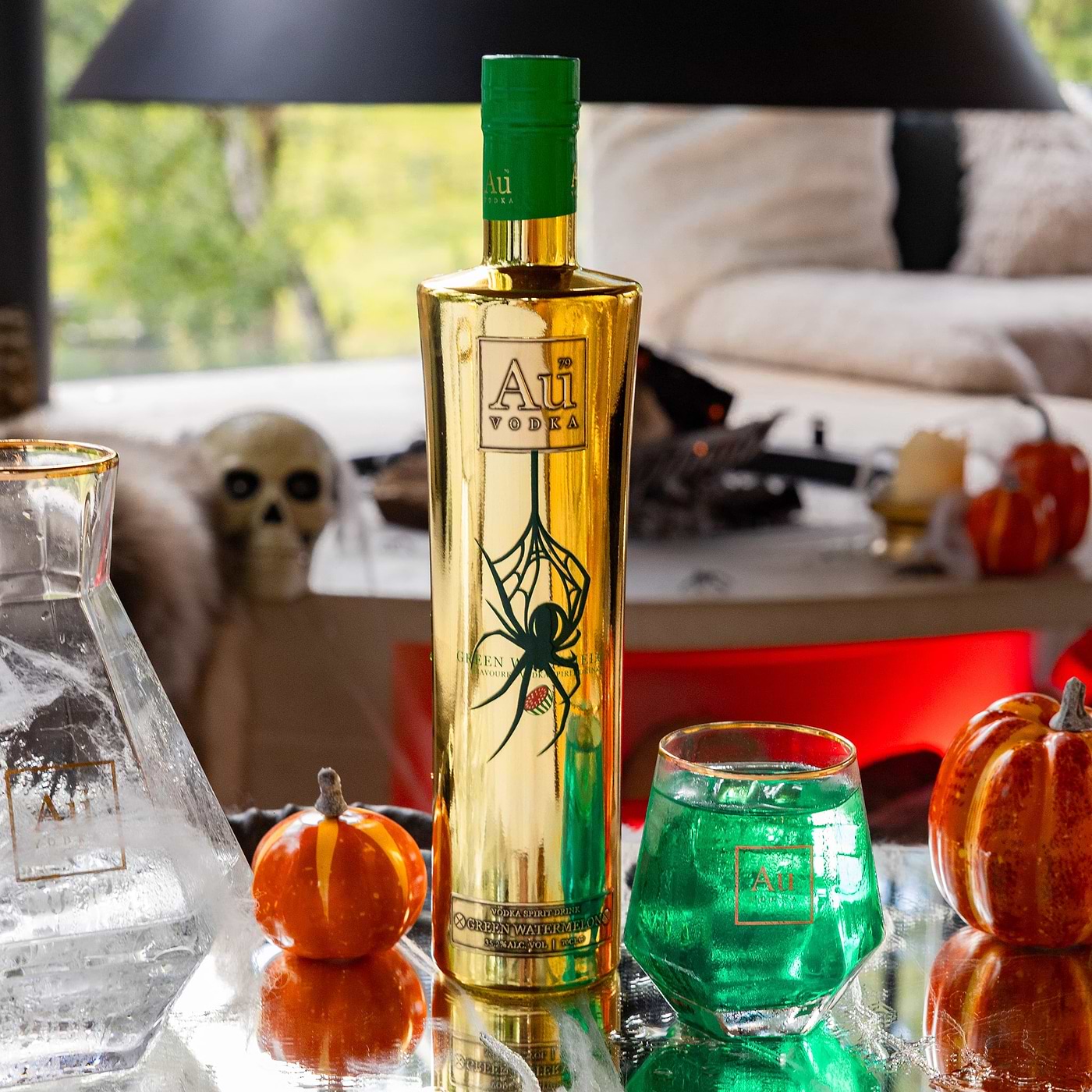 Au Vodka Limited Edition Halloween Green Watermelon 70cl