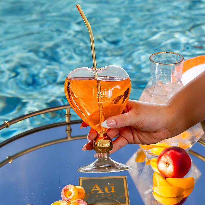 Au Heart Glass