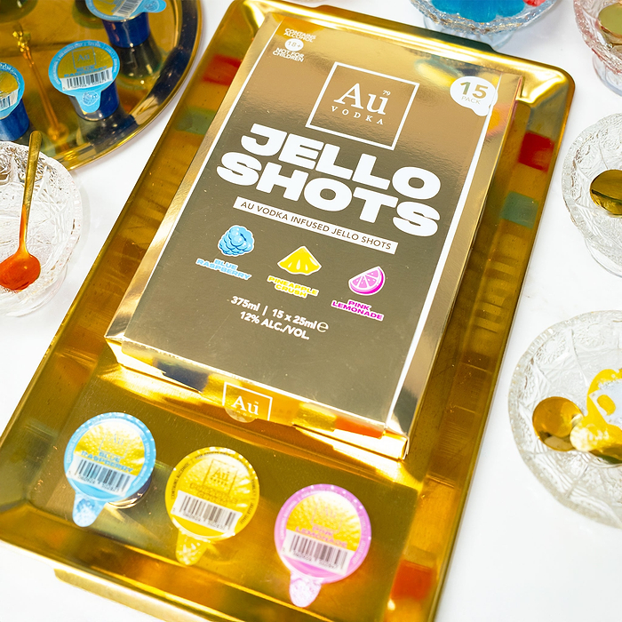 Au Vodka Jello Shot Variety Pack - Pack of 15