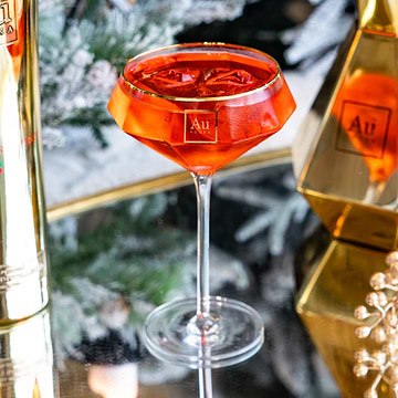 Au Diamond Martini Glass - Au Vodka