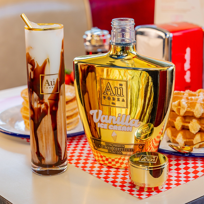 Au Vodka Vanilla Ice Cream 70cl