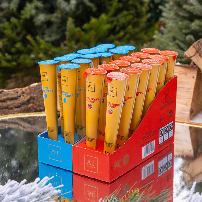 Au Vodka Mixed Ice Lollies - 24 Pack