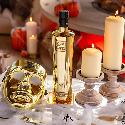 Au Vodka Any 70cl Bottle & Gold Mask