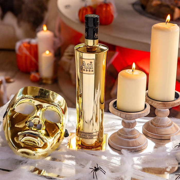 Au Vodka Any 70cl Bottle & Gold Mask