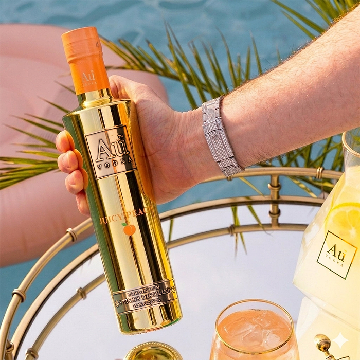 Au Vodka Juicy Peach 35cl