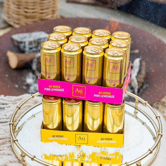 Au Vodka Pre-Mixed Cans - 24 Pack